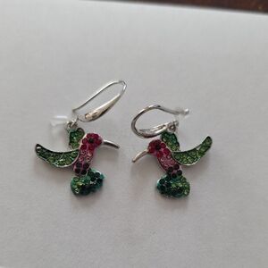 Colorful Hummingbird Earrings